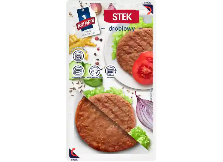 Chicken steak burger